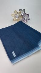 Vakko Hologram Şal Lacivert