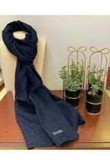 İNVEE LEOPAR ŞAL LACİVERT