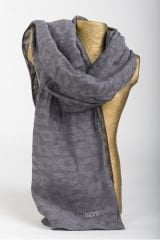 İNVEE LEOPAR ŞAL ANTRASİT