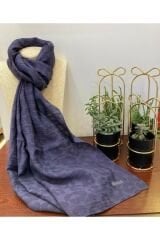 İNVEE LEOPAR ŞAL MOR