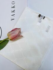 VAKKO HOLOGRAM ŞAL BEYAZ