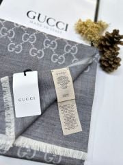 G DESEN YÜN İPEK ŞAL GRİ