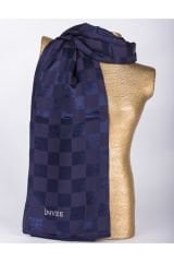 İNVEE DAMA ŞAL LACİVERT