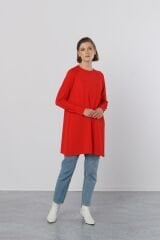 NUSS PITPIT TUNİK KIRMIZI