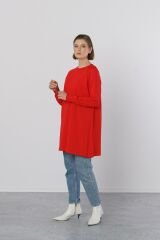NUSS PITPIT TUNİK KIRMIZI