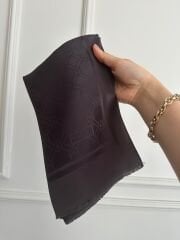 Vakko Jakarlı İpek Şal Acı Kahve