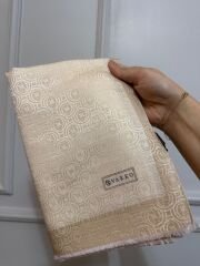 Vakko Monogram Şal Bej