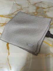 Vakko Jakarlı İpek Eşarp Açık Vizon