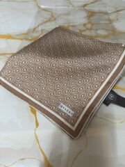 Vakko Twil İpek Eşarp Açık Kahve