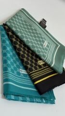 Vakko Twil İpek Şal Mint Yeşili