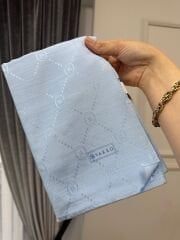 Vakko Pamuk İpek Şal Açık Mavi